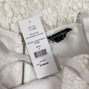 French Connection White Lace Midi Dress (S)