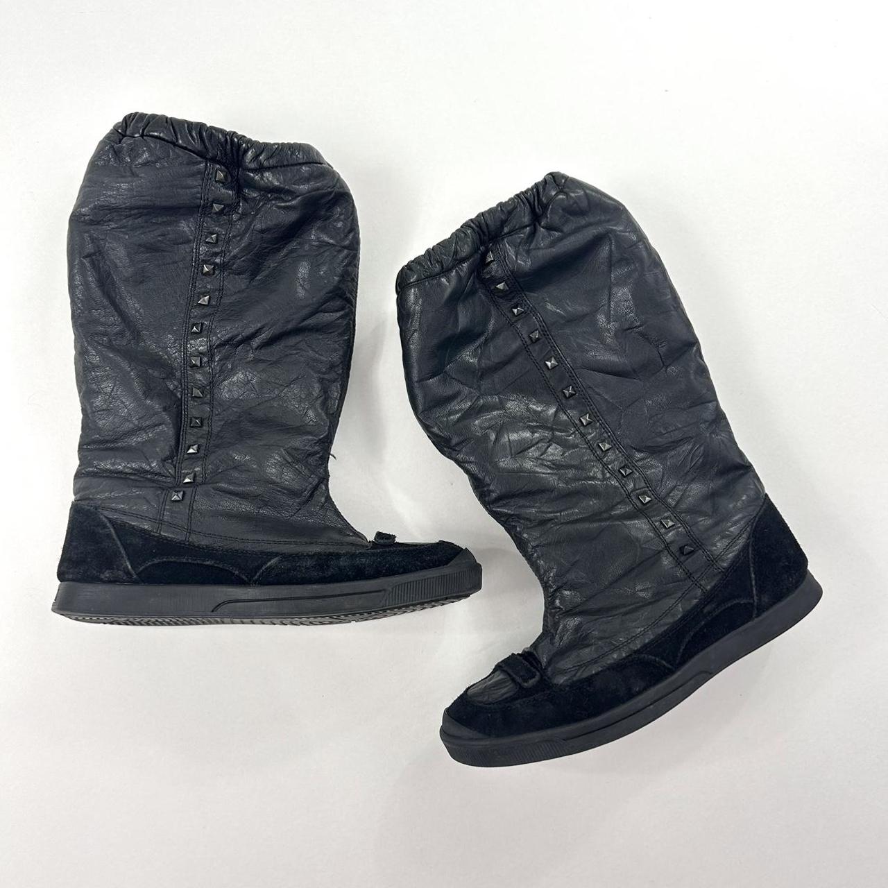 Diesel Y2K Leather Boxer Boots (8.5)
