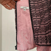 Cache Lace Embellished Strapless Top (S)