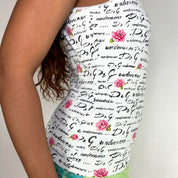 D&G Dolce & Gabbana Y2K White Cami (M)