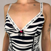 NWT D&G Y2K Zebra Tank Top (S)