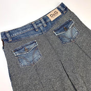 D&G Dolce & Gabbana Tweed Skirt (S/M)