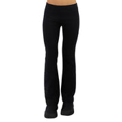 Black Embellished Mid-Rise Stretch Pants (XS)