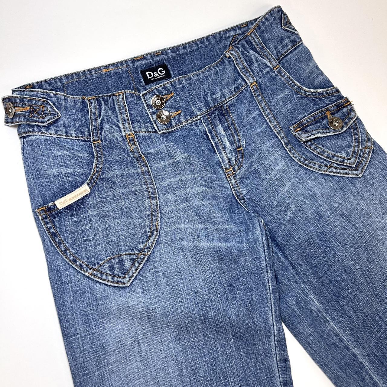 D&G Dolce & Gabbana Y2K Denim Capris (XS)