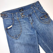 D&G Dolce & Gabbana Y2K Denim Capris (XS)