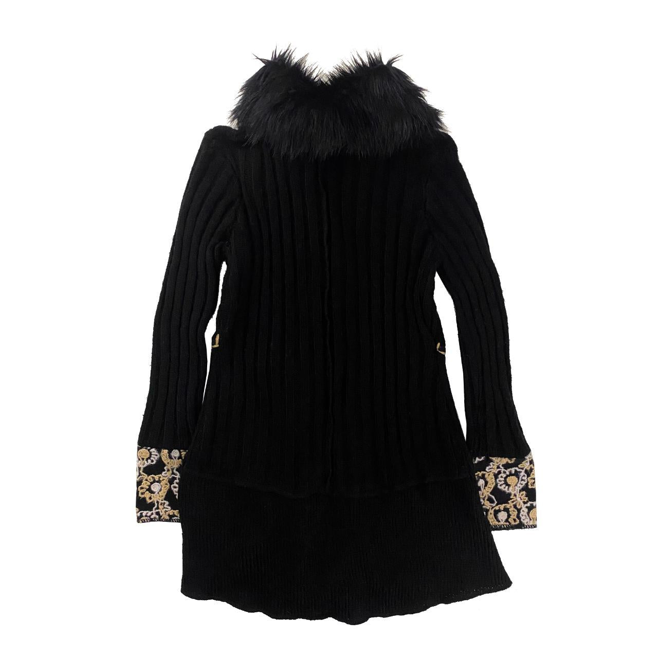 Penny Lane Faux Fur Duster (S)