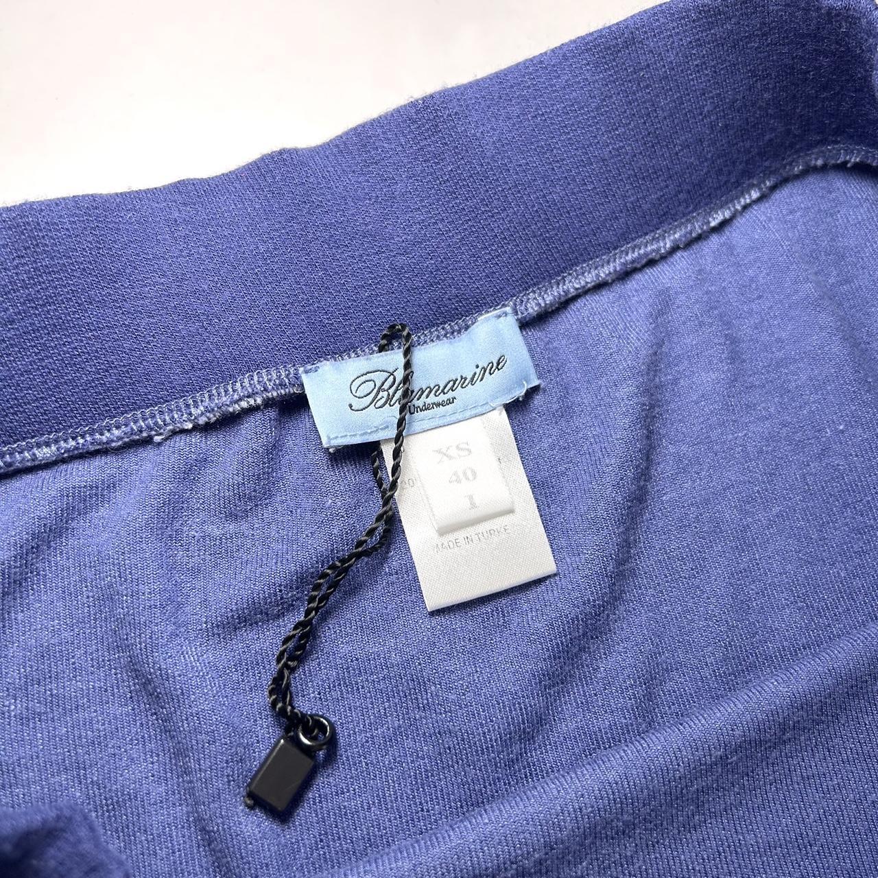 Blumarine Blue Velour Mini Skirt (XS)