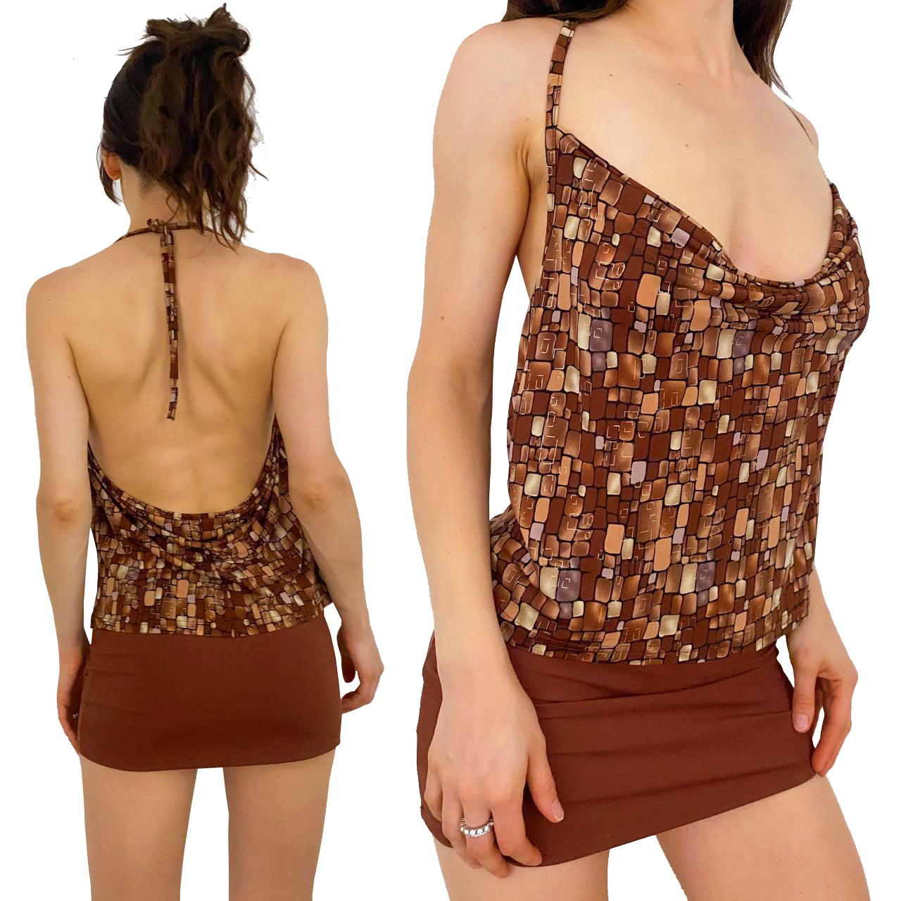Slinky Mosaic Halter (L)