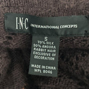 Silk Embellished Knit Duster (S)