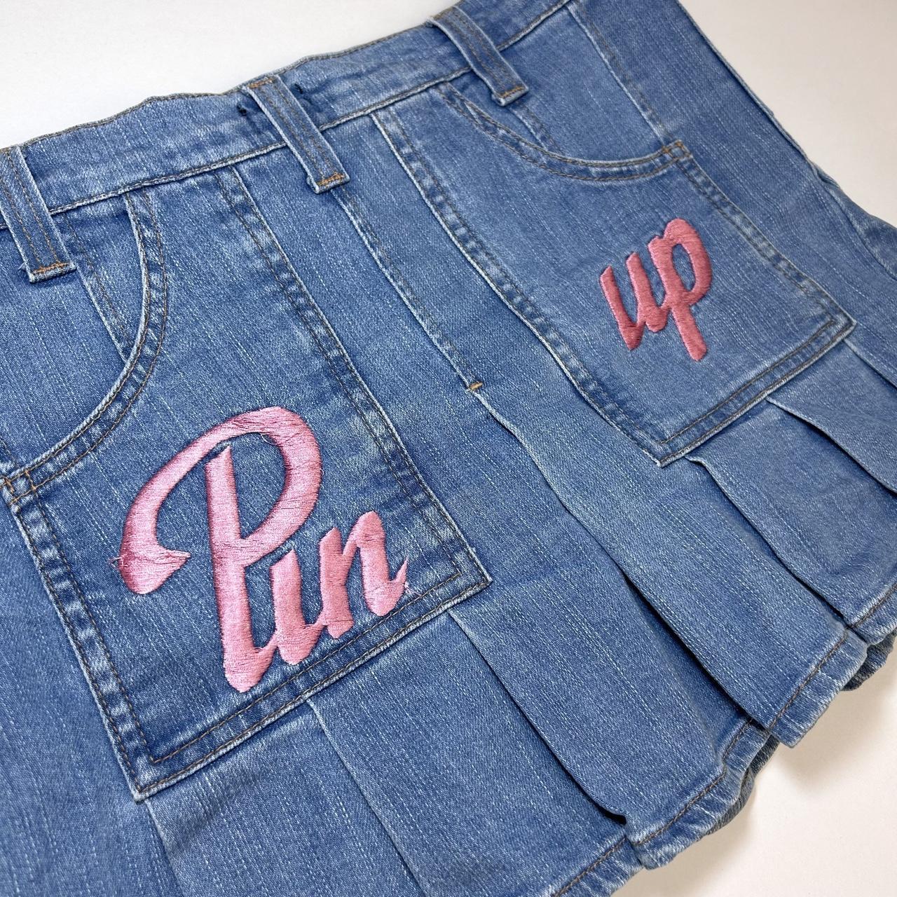 D&G Dolce & Gabbana Y2K "Pin up" Denim Skirt (S)