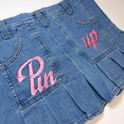 D&G Dolce & Gabbana Y2K "Pin up" Denim Skirt (S)