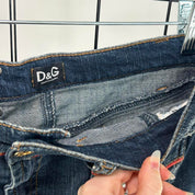 D&G Dolce & Gabbana Y2K Denim Mini Skirt (XS/S)