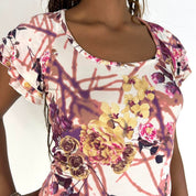 Just Cavalli Floral Top (S)