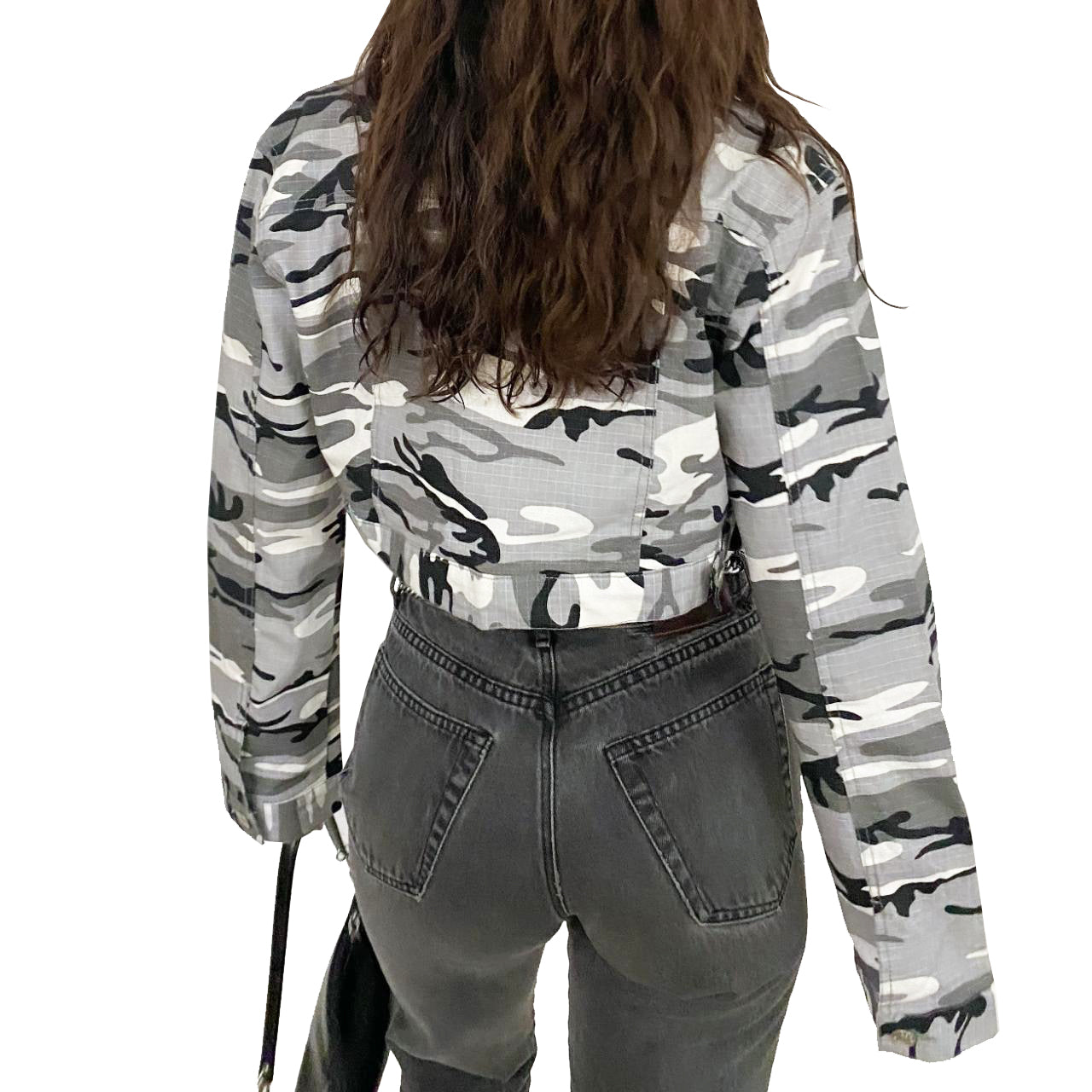 Camo Cropped Jacket (L)