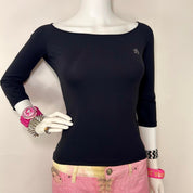 Blumarine Y2K Black Top (M)