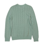 Mint Cashmere Cable Knit Sweater (S)