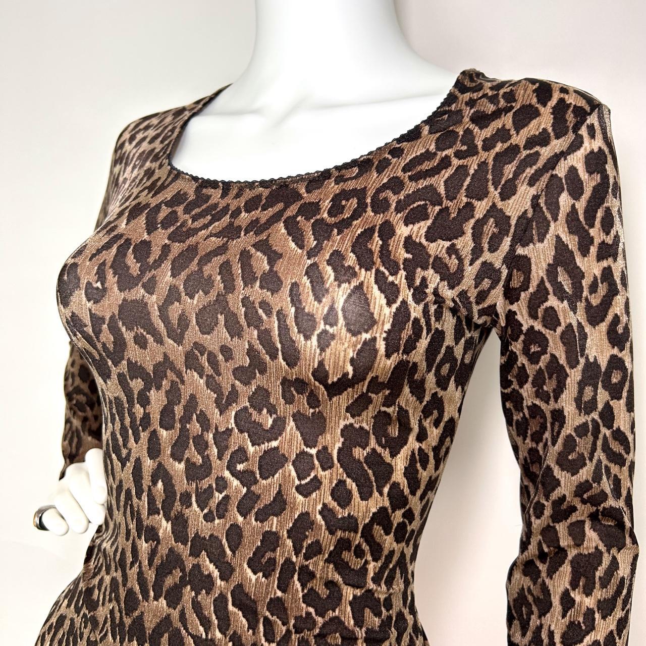 Dolce & Gabbana Leopard Long Sleeve Top (S/M)