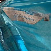 Ocean Blue Embellished & Embroidered Halter (One Size)