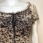Blumarine Brown Leopard Dress (M)