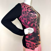 Moschino Cheap & Chic Cheetah Long Sleeve (M)