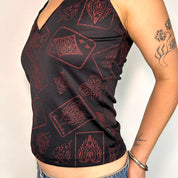 Versace Playing Cards Tank Top (S/M)