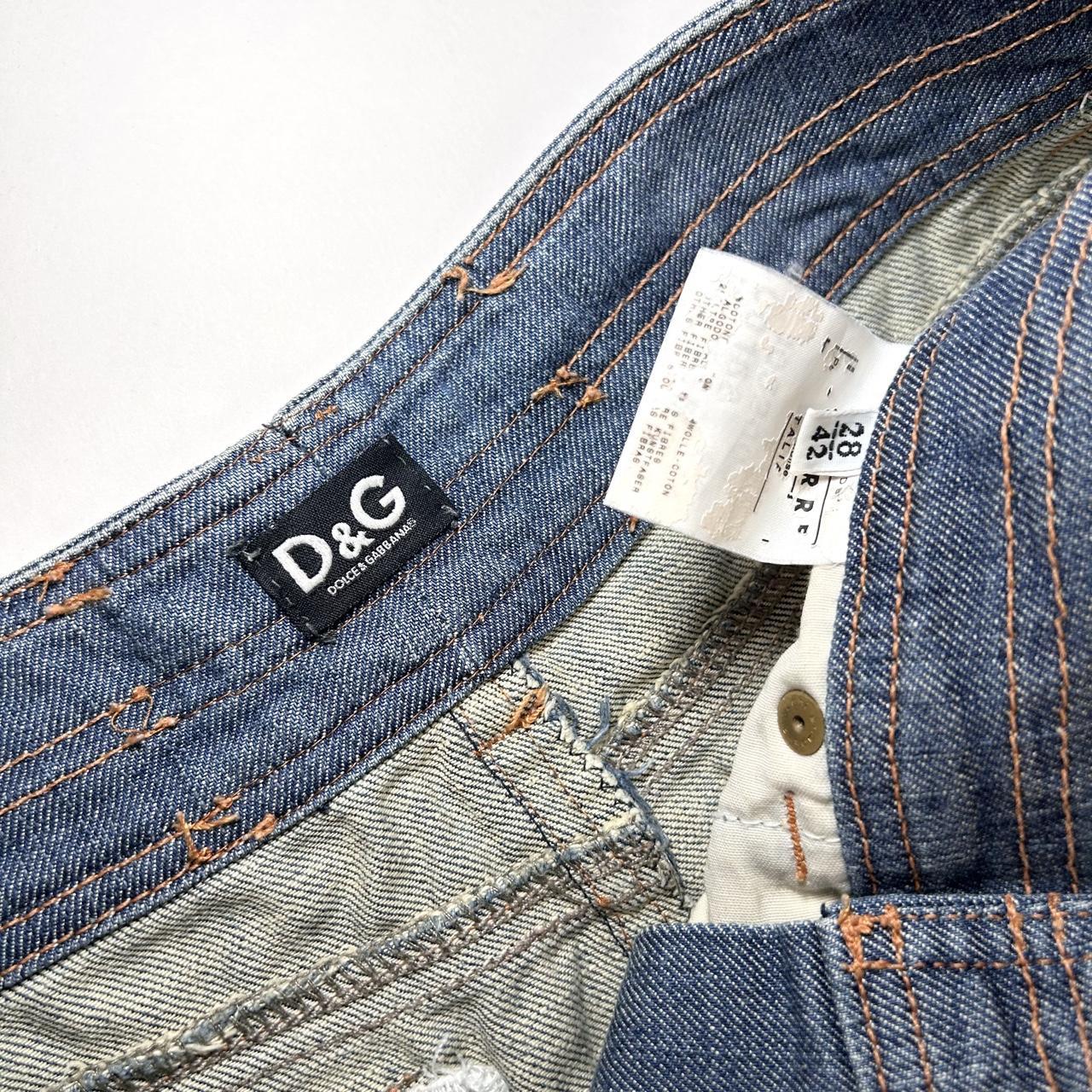 D&G Dolce & Gabbana Y2K Denim Skirt (S)