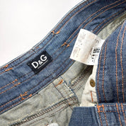 D&G Dolce & Gabbana Y2K Denim Skirt (S)