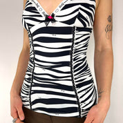 NWT D&G Y2K Zebra Tank Top (S)