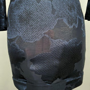 Midnight Floral Mini Dress (XS)