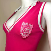 Blumarine Y2K Hot Pink Preppy Dress (M)