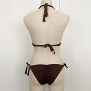 Vitamin A Brown Reversible Bikini (L/S)