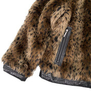 Rocawear Leopard Faux Fur Jacket (2X)