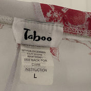Y2K Floral Slip Illusion (M/L)