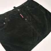 Dsquared2 Green Corduroy Mini Skirt (XS/S)