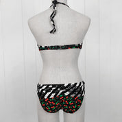 Cherry & Lace Print Bikini (M)