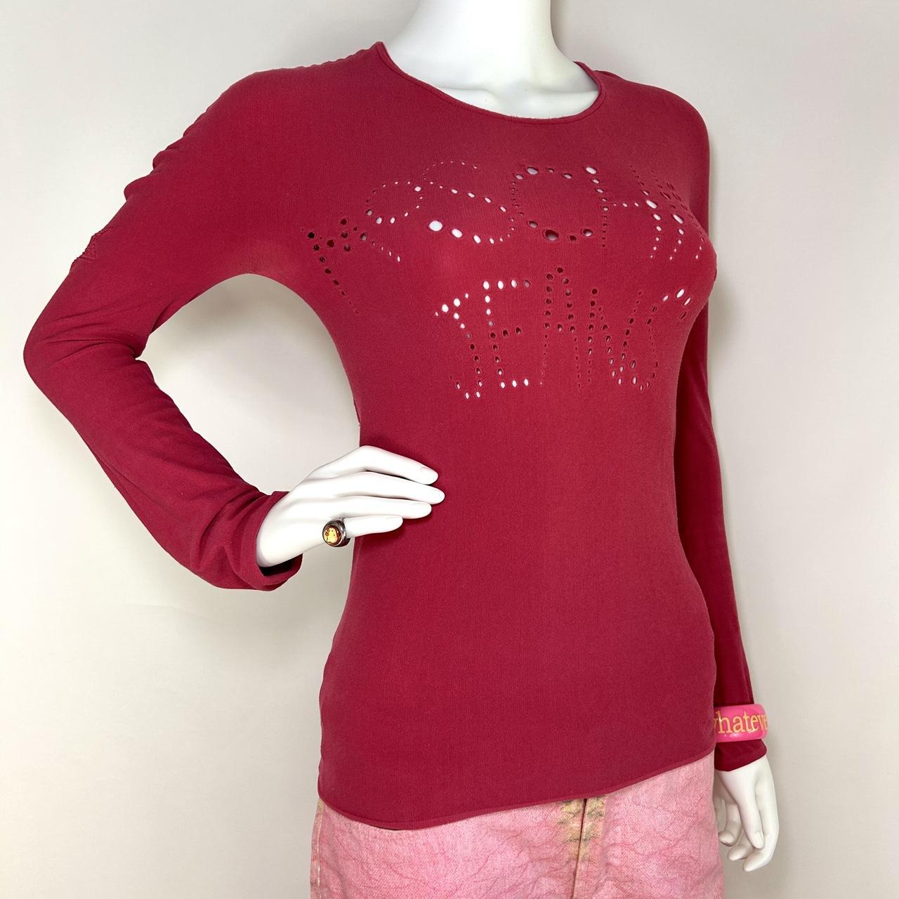 Moschino Jeans Fishnet Long Sleeve (M)