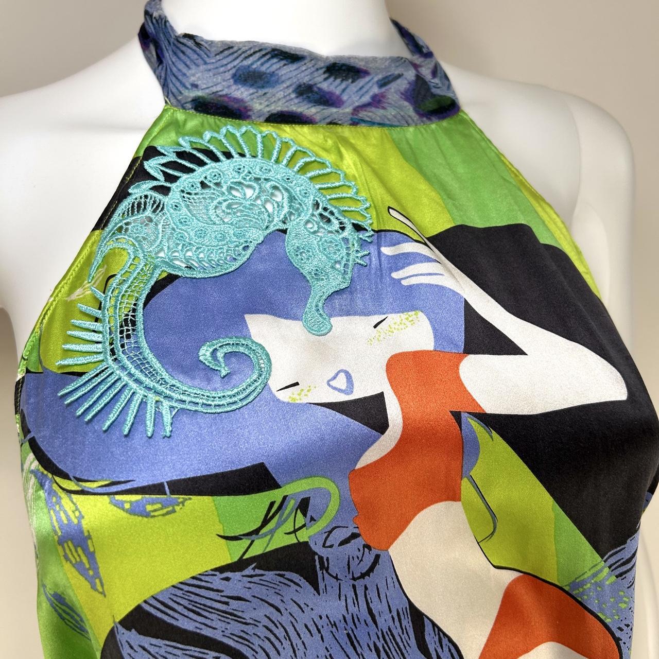 Custo Barcelona Silk Halter Top (S/M)