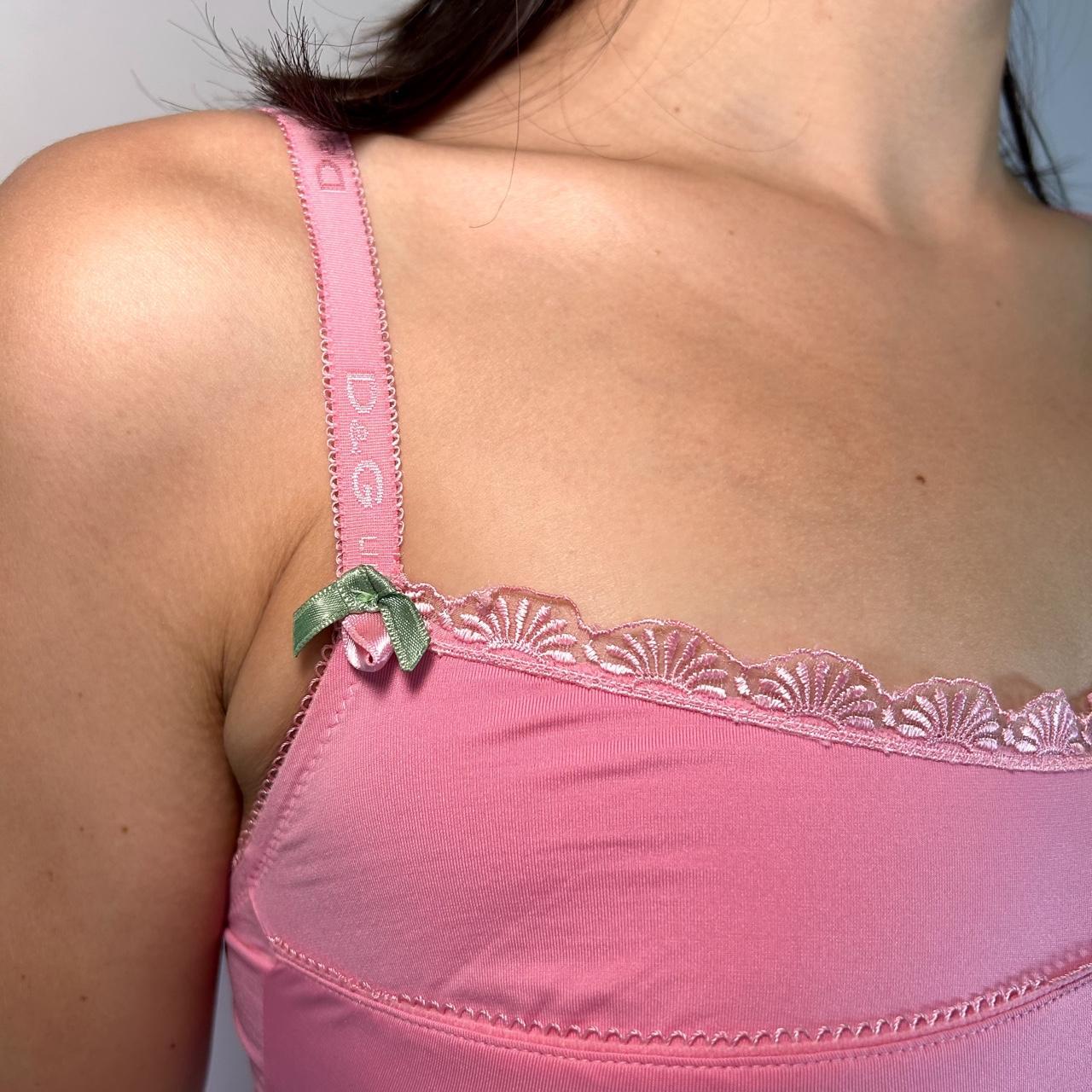 D&G Dolce & Gabbana Y2K Pink Cami (XS)
