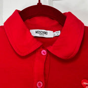 Moschino Jeans Red Polo (XS/S)