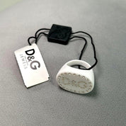 NWT D&G Dolce & Gabbana White Rhinestone Ring (8)