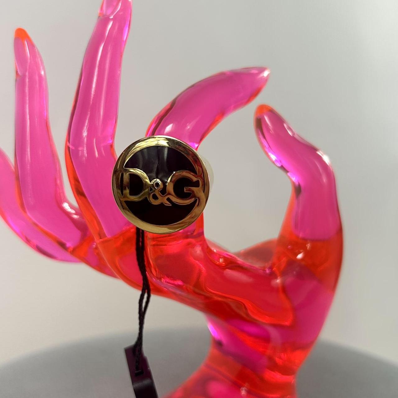 NWT D&G Dolce & Gabbana Black Gold Signet Ring (7)