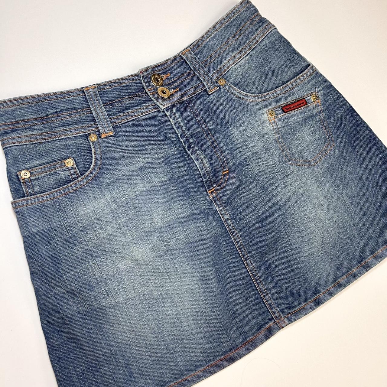 D&G Dolce & Gabbana Y2K Denim Skirt (S)
