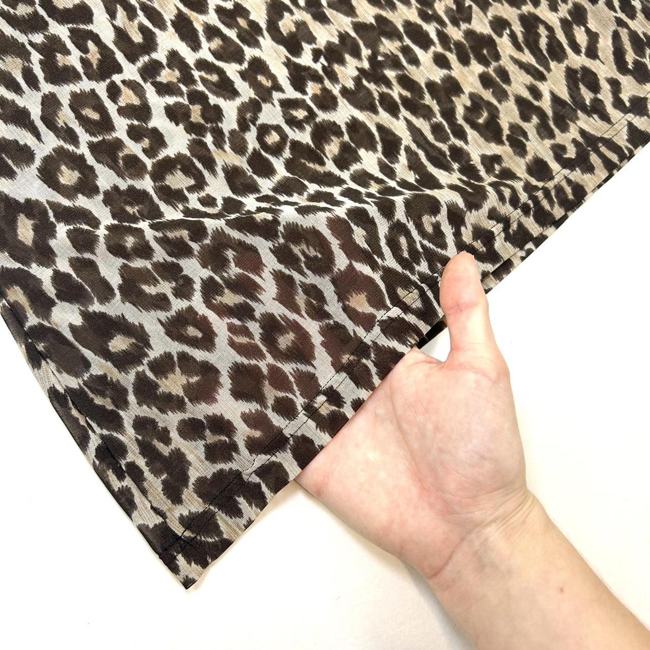 Dolce & Gabbana Mesh Leopard Top (S/M)