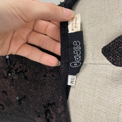 Brown & Black Embellished Floral Dress (M/L)