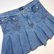 D&G Dolce & Gabbana Y2K "Pin up" Denim Skirt (S)