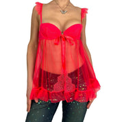 Victoria's Secret Nylon Babydoll (34B)