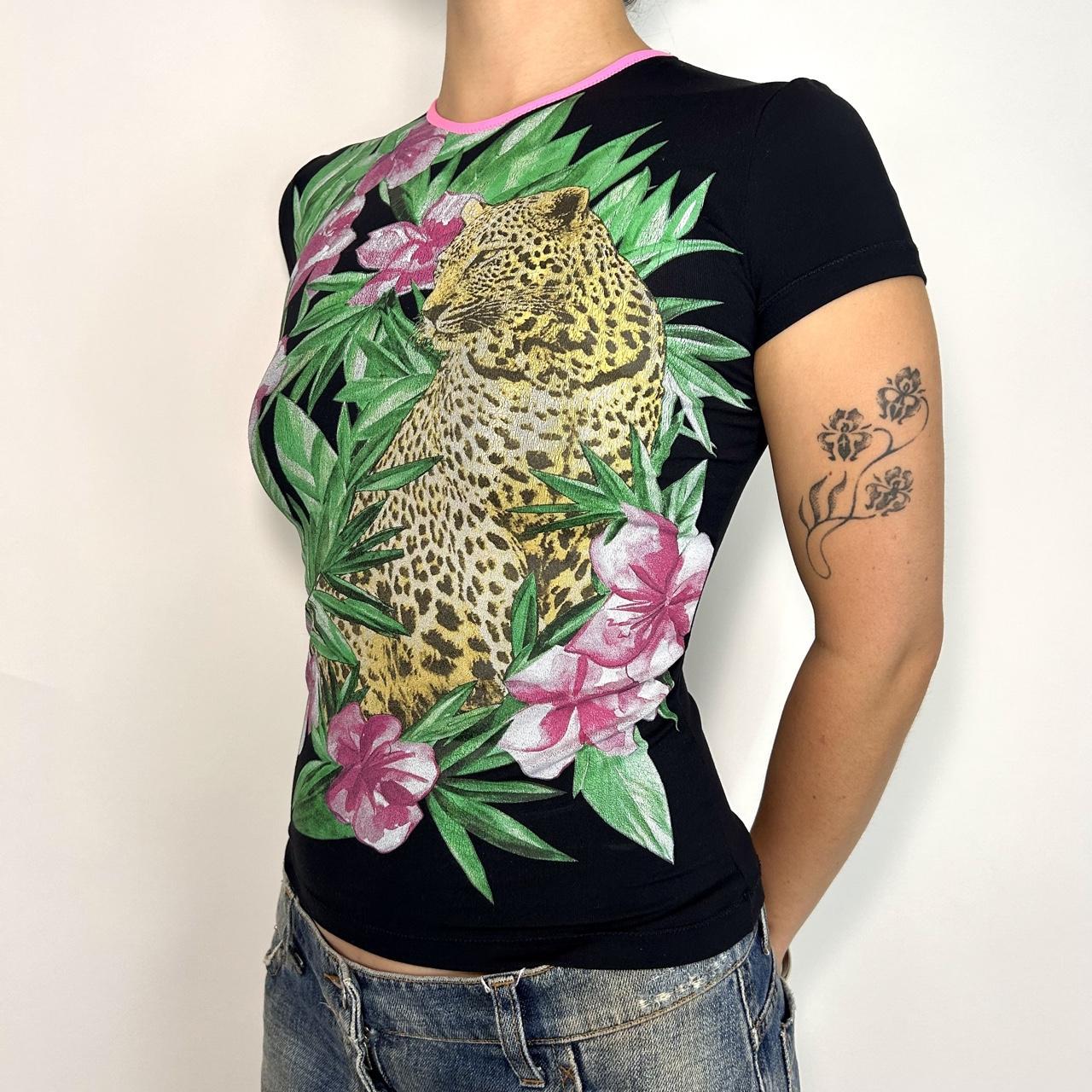 Blumarine Y2K Cheetah Jungle Top (S)