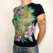 Blumarine Y2K Cheetah Jungle Top (S)