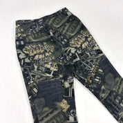Vintage Euro Graffiti Pants (M)