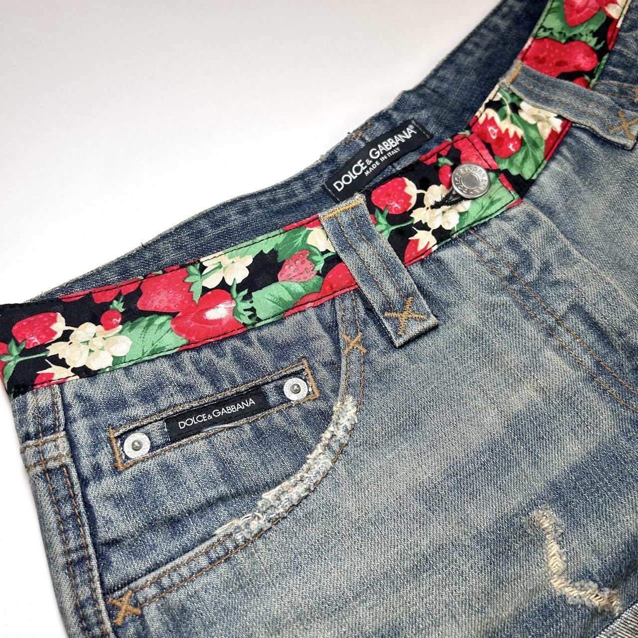 D&G Dolce & Gabbana Y2K Strawberry Shorts (S)